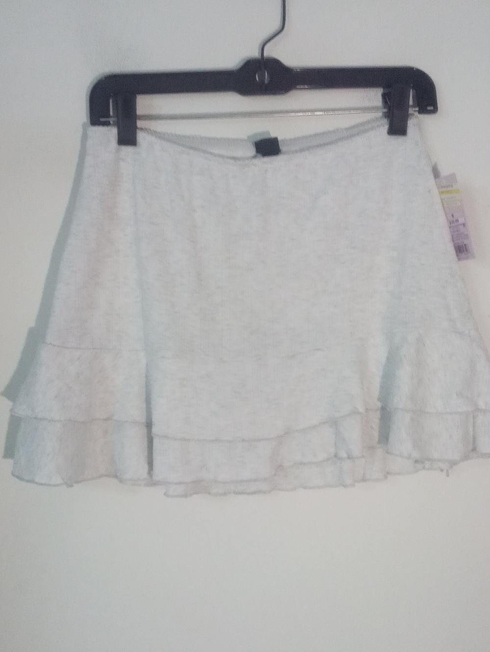 * Wild Fable Light Gray Ruffled Mini Skirt NWT $20